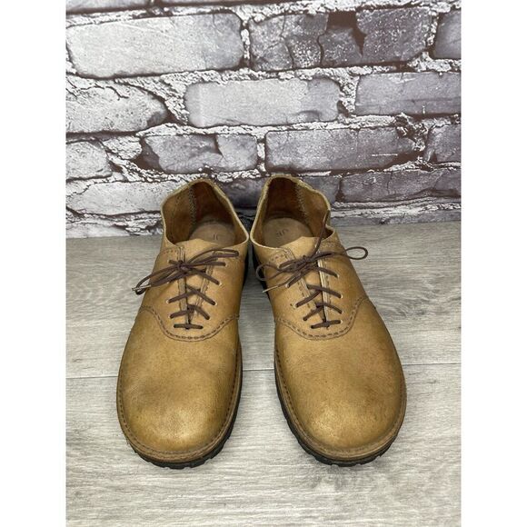 JF Vibram Brown Leather Casual Lace Up Oxfords Shoes Women Sz 8.5M US/39EU - Picture 13 of 16